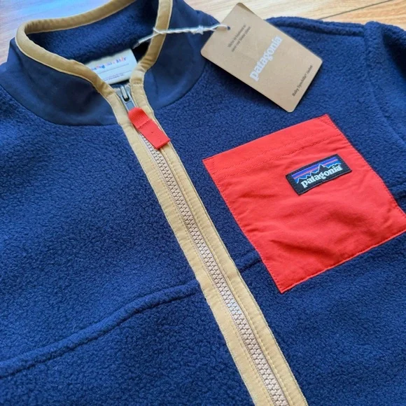 [patagonia] nwt kids baby synchilla fleece jacket - Picture 3 of 5